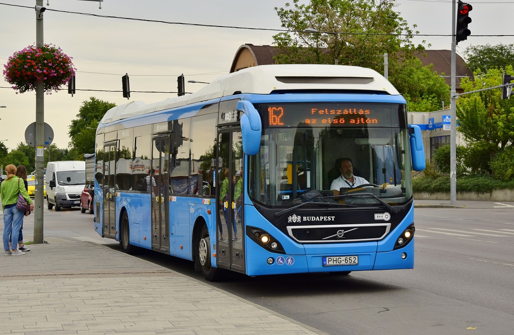 Budapeszt, Volvo 7900 Hybrid # PHG-652