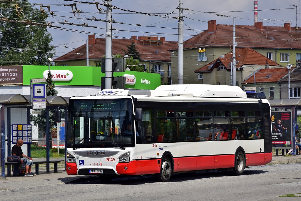 Brno, IVECO Urbanway 12M CNG # 7045