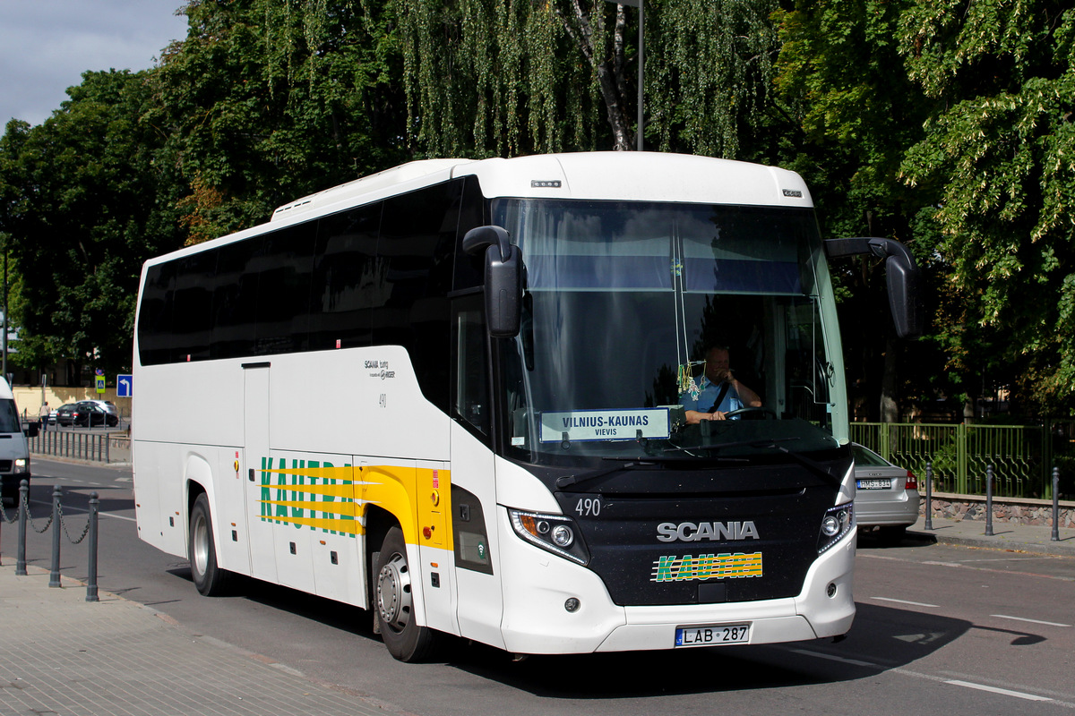 Kaunas, Scania Touring HD (Higer A80T) nr. 490