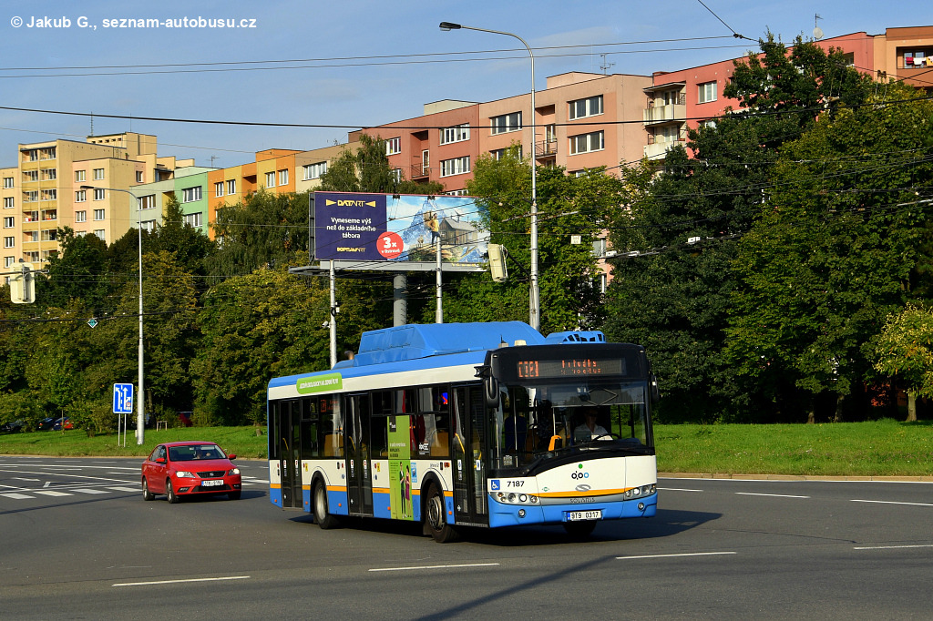 Ostrava, Solaris Urbino III 12 CNG № 7187