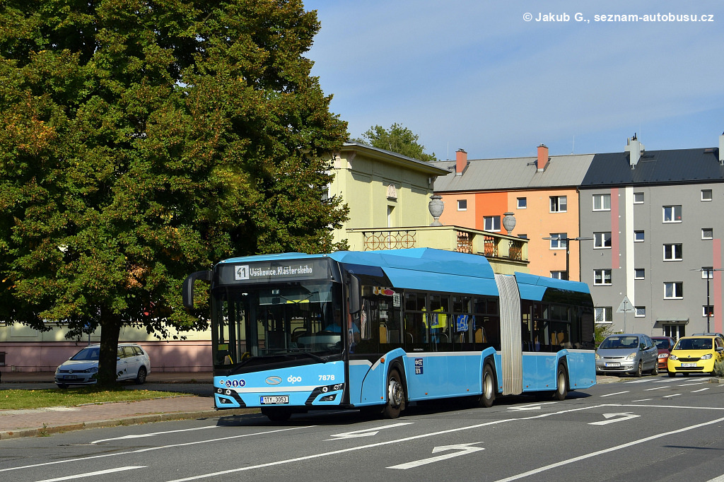 Ostrava, Solaris Urbino IV 18 CNG No. 7878