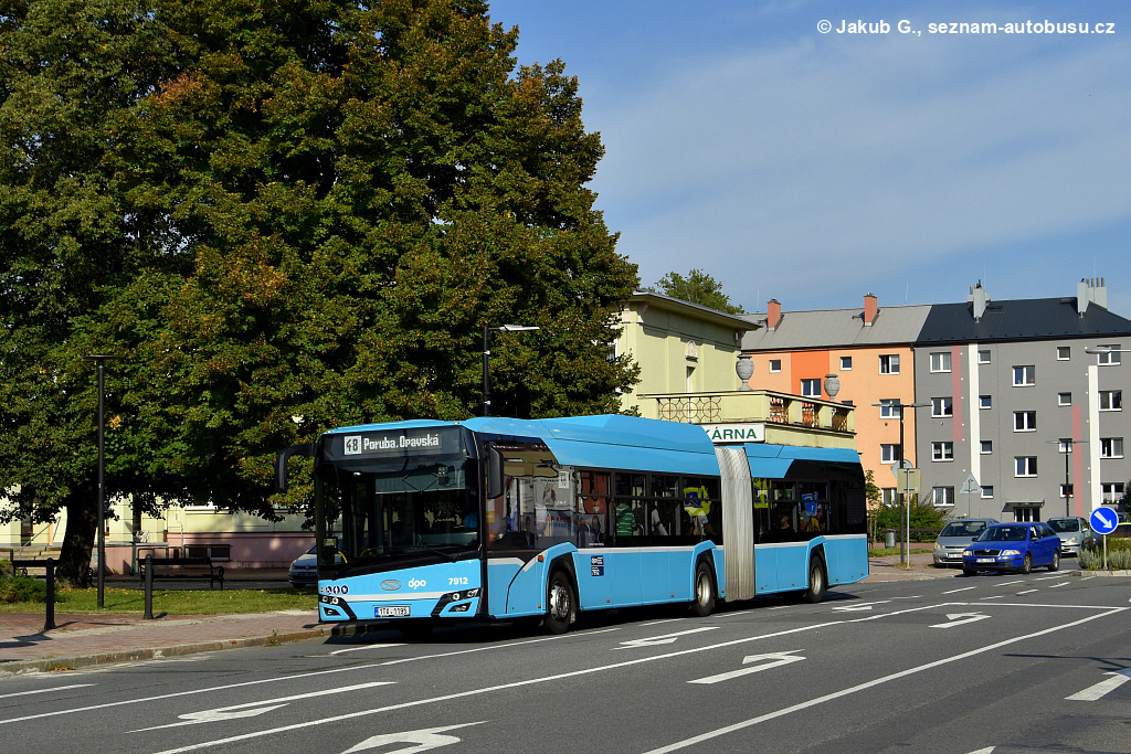 Ostrava, Solaris Urbino IV 18 CNG No. 7912