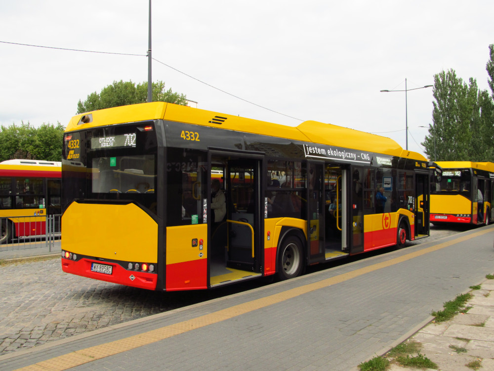 Warsaw, Solaris Urbino IV 12 CNG nr. 4332