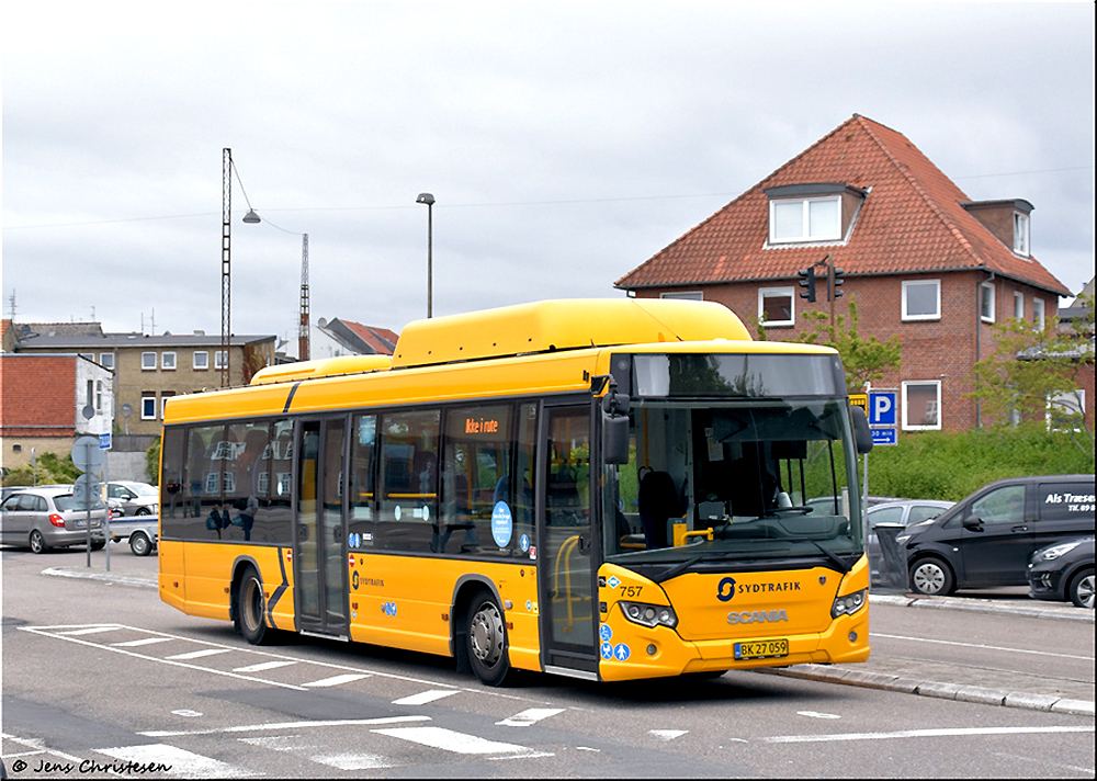 Вайле, Scania Citywide LE CNG № 757