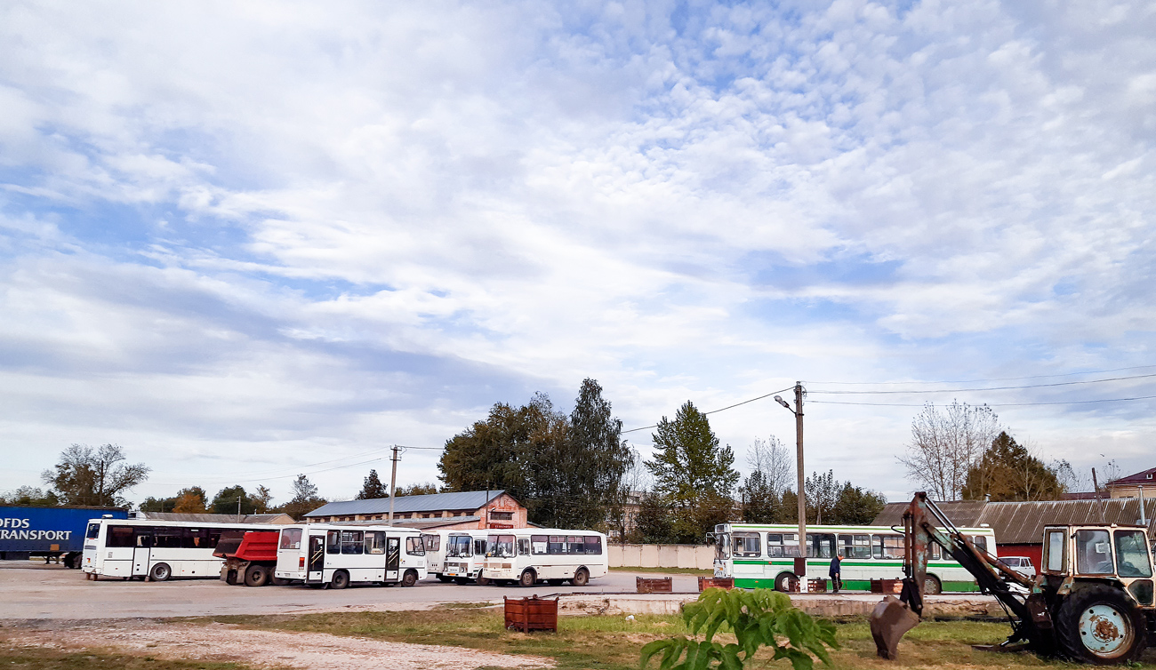 Ряжск — Автобусные парки, конечные станции и кольца