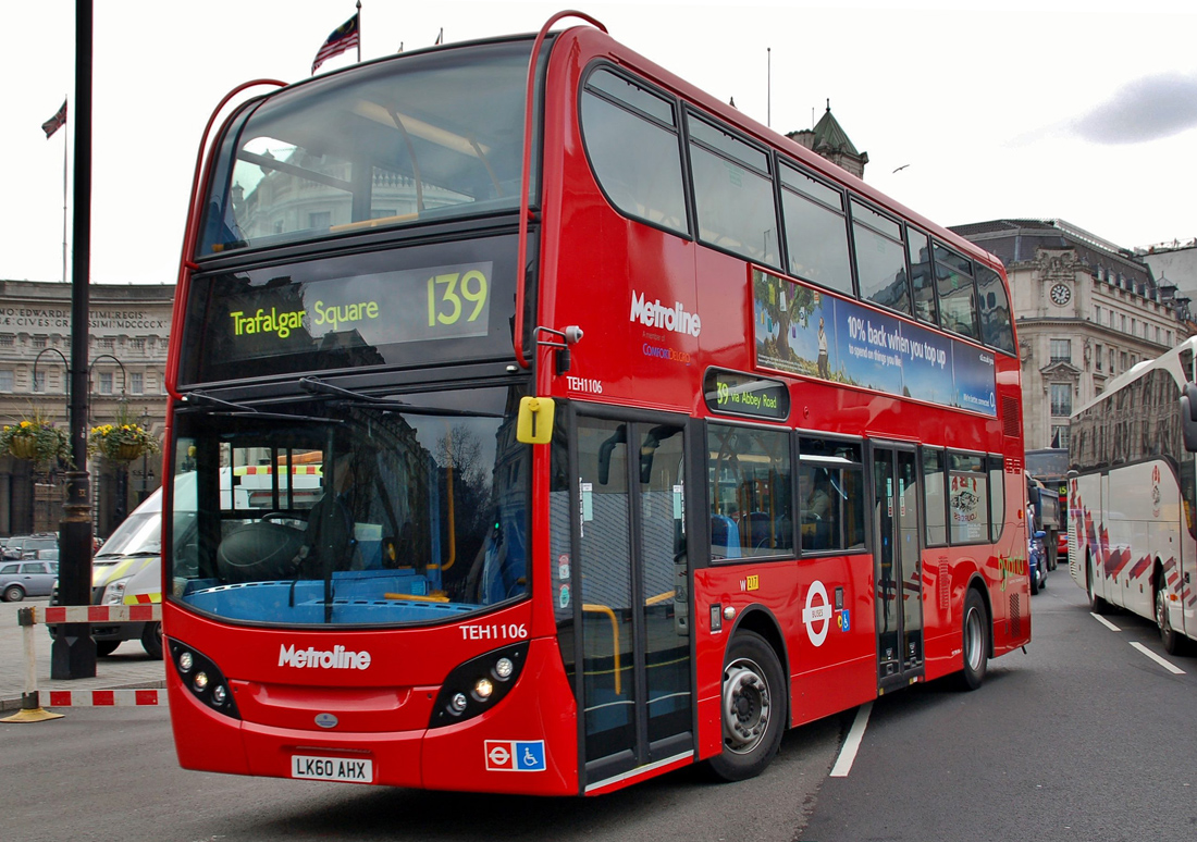 London, Alexander Dennis Enviro 400H # TEH1106