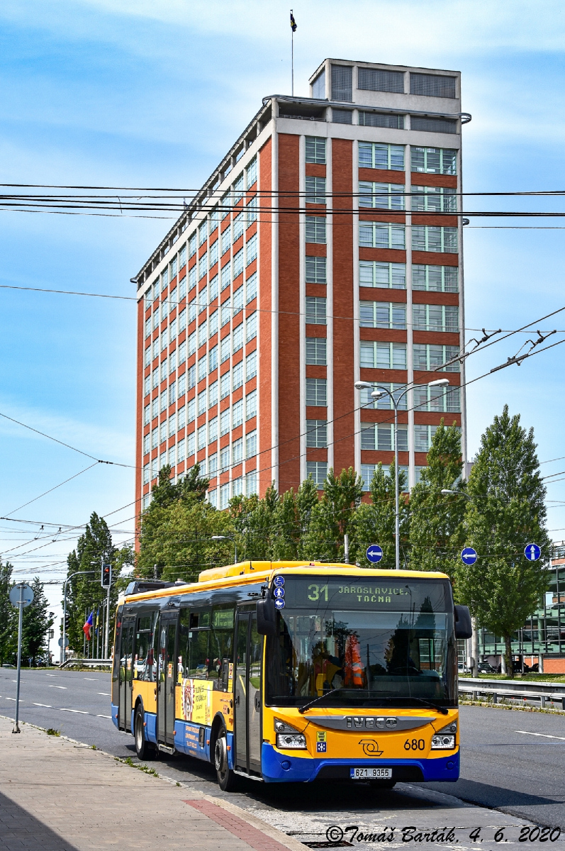 Zlín, IVECO Urbanway 12M # 680