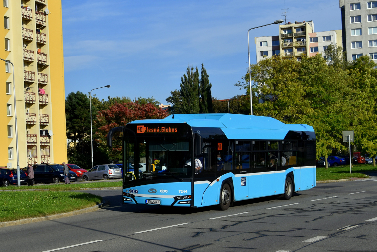 Ostrava, Solaris Urbino IV 12 CNG nr. 7244