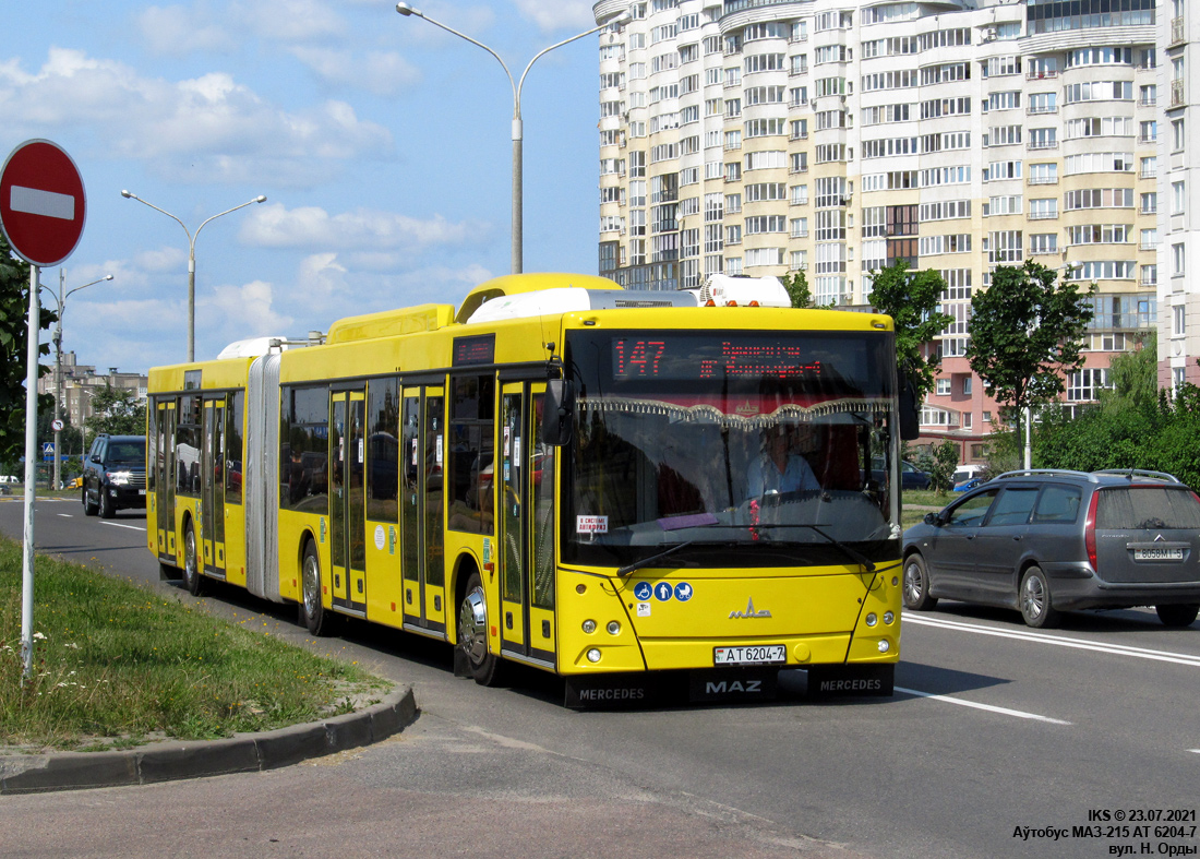 Minsk, MAZ-215.069 # 025348