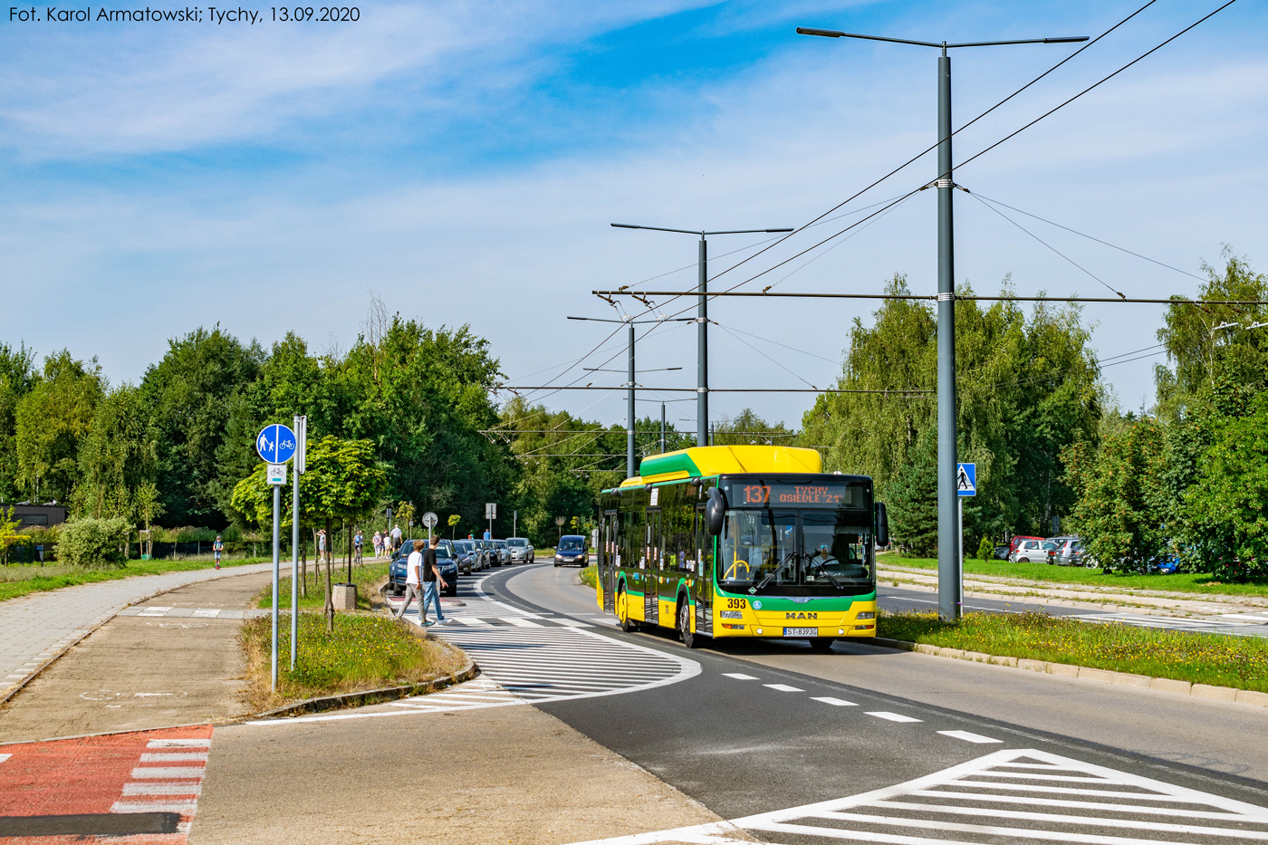 Tychy, MAN A21 Lion's City NL273 CNG nr. 393