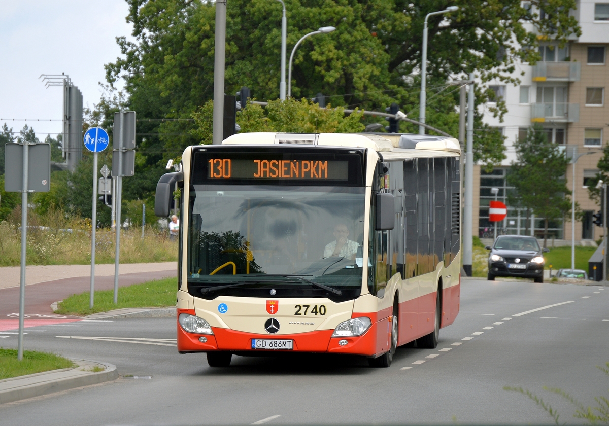 Gdańsk, Mercedes-Benz Citaro C2 # 2740