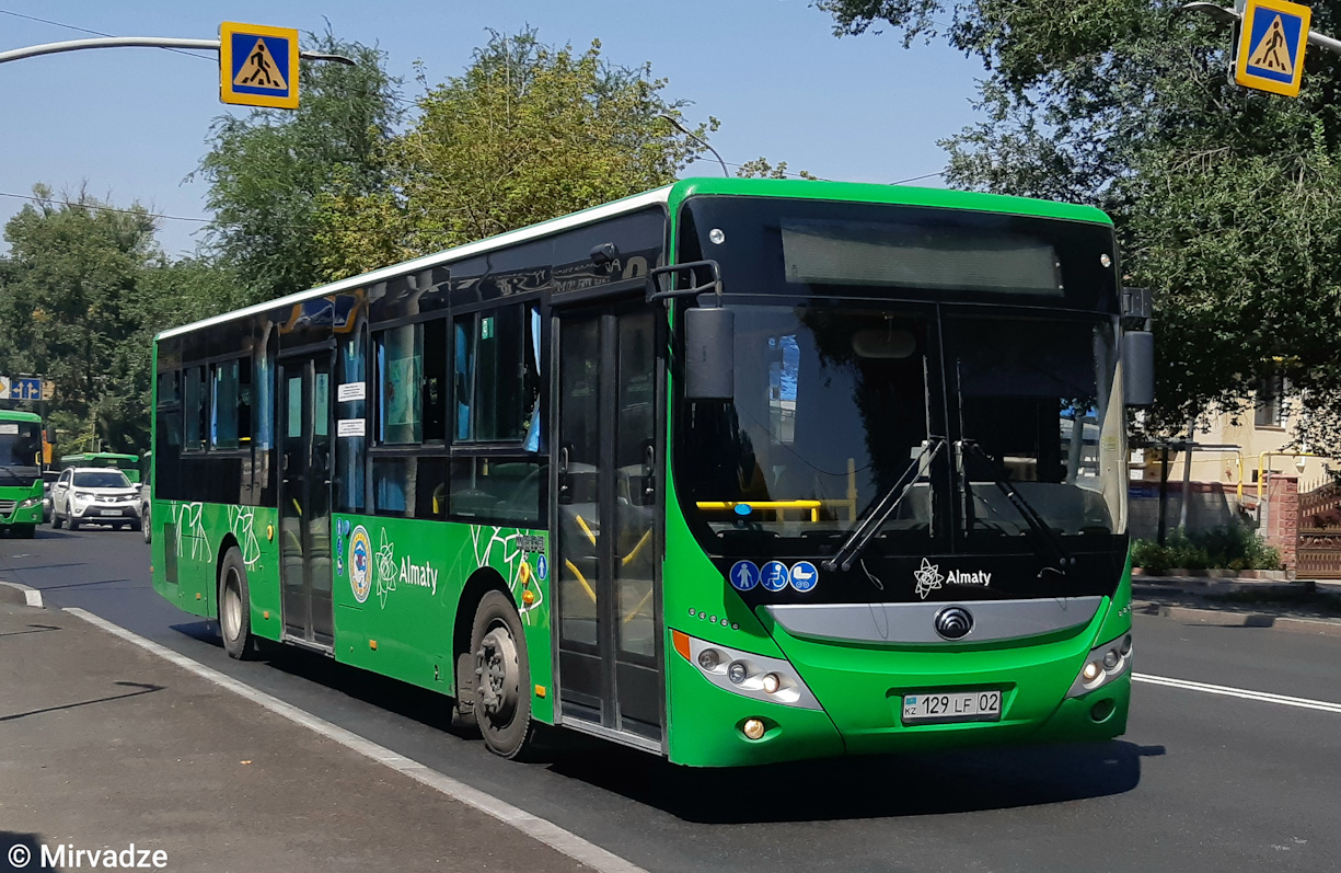 Almaty, Yutong ZK6118HGA # 129 LF 02