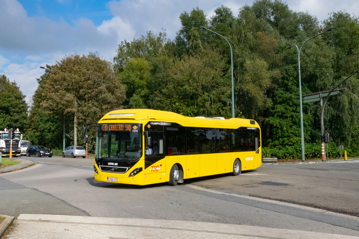 Charleroi, Volvo 7900 Hybrid # 7275