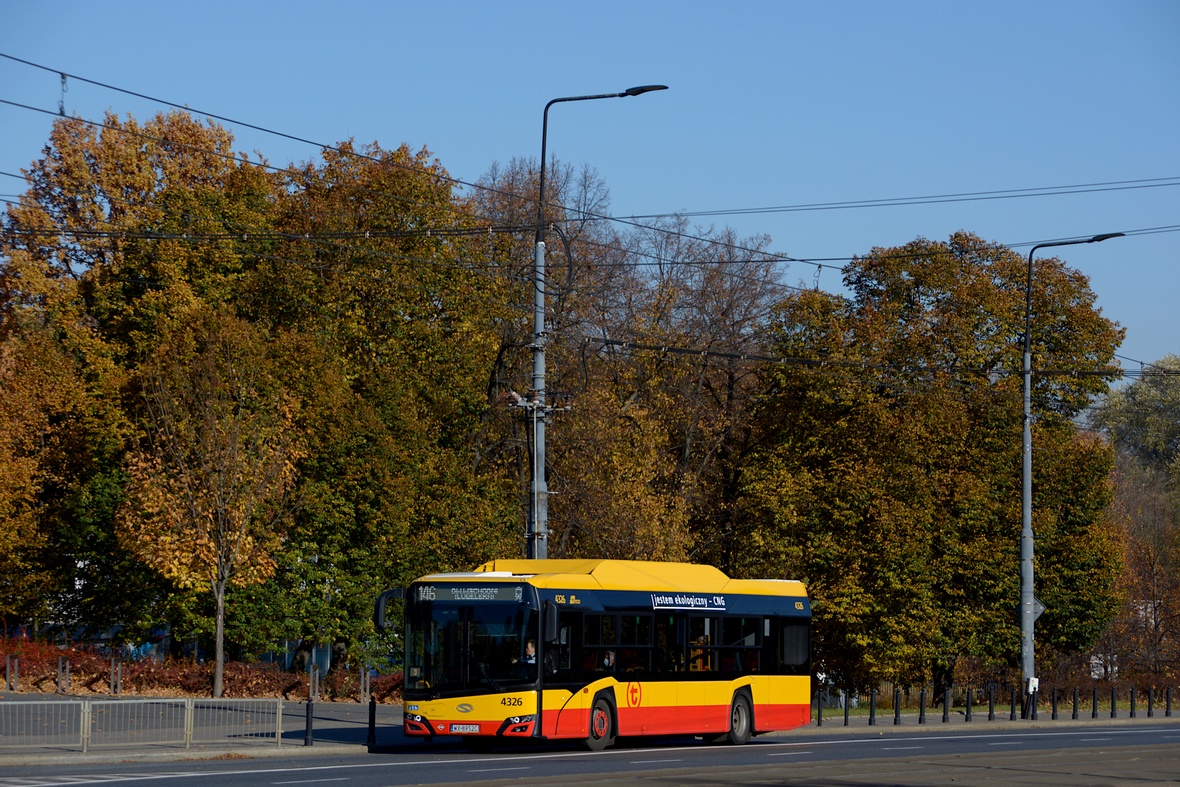 Warsaw, Solaris Urbino IV 12 CNG nr. 4326