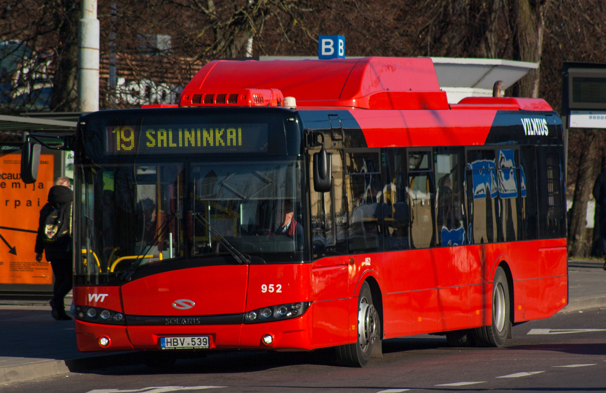 Vilnius, Solaris Urbino III 12 CNG №: 952