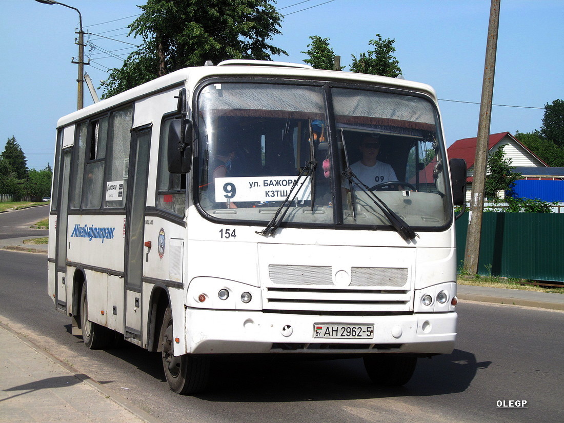 Жодзіна, ПАЗ-320402-05 (32042E, 2R) № 154