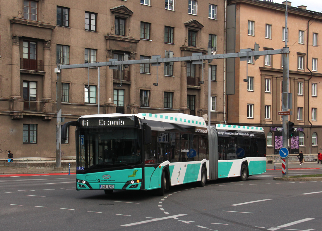 Таллин, Solaris Urbino IV 18 CNG № 3466