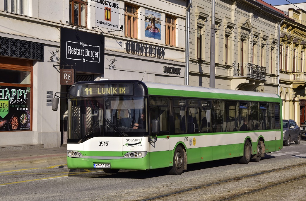 Košice, Solaris Urbino II 15 č. 3515
