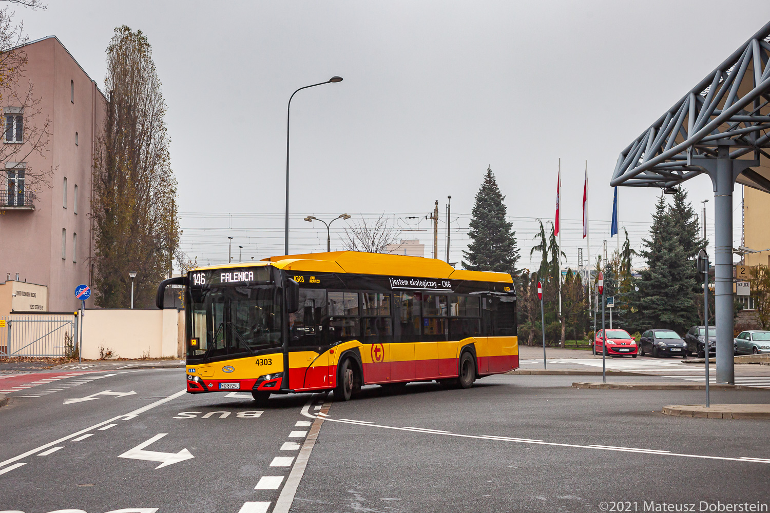 Warsaw, Solaris Urbino IV 12 CNG č. 4303