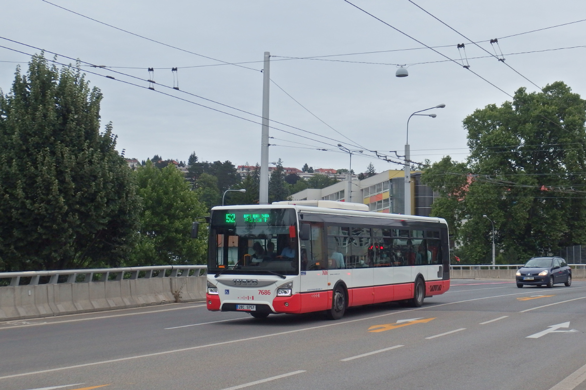 Brno, IVECO Urbanway 12M nr. 7686