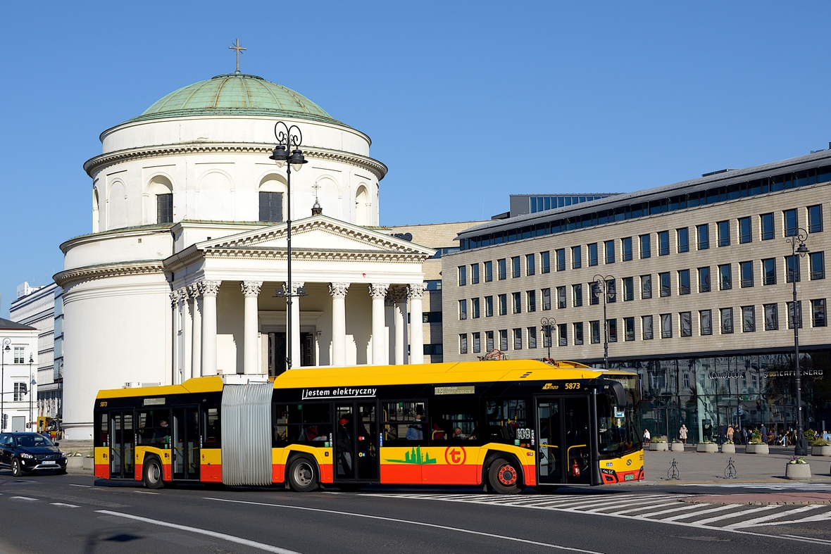 Warsaw, Solaris Urbino IV 18 electric # 5873