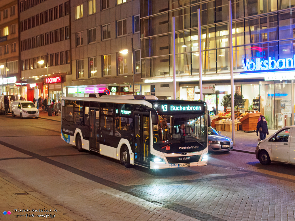 Karlsruhe, MAN 12C Lion's City NL330 EfficientHybrid # KA-PF 560