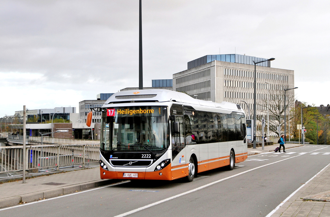 Bryssel, Volvo 7900 Hybrid # 2222