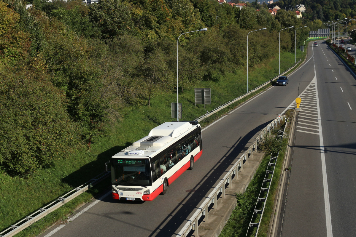 Brno, IVECO Urbanway 12M CNG nr. 7066