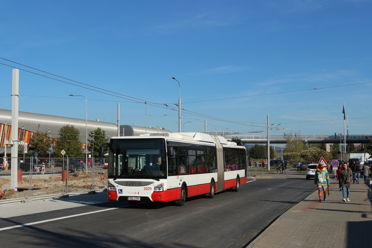 Brno, IVECO Urbanway 18M CNG nr. 2029