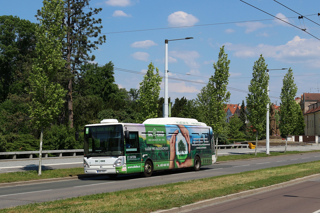 Pardubice, Irisbus Citelis 12M CNG č. 206
