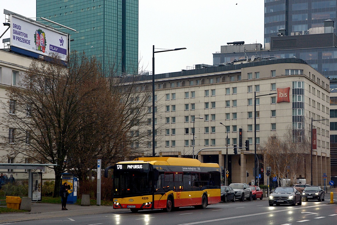 Warsaw, Solaris Urbino IV 12 CNG nr. 4339