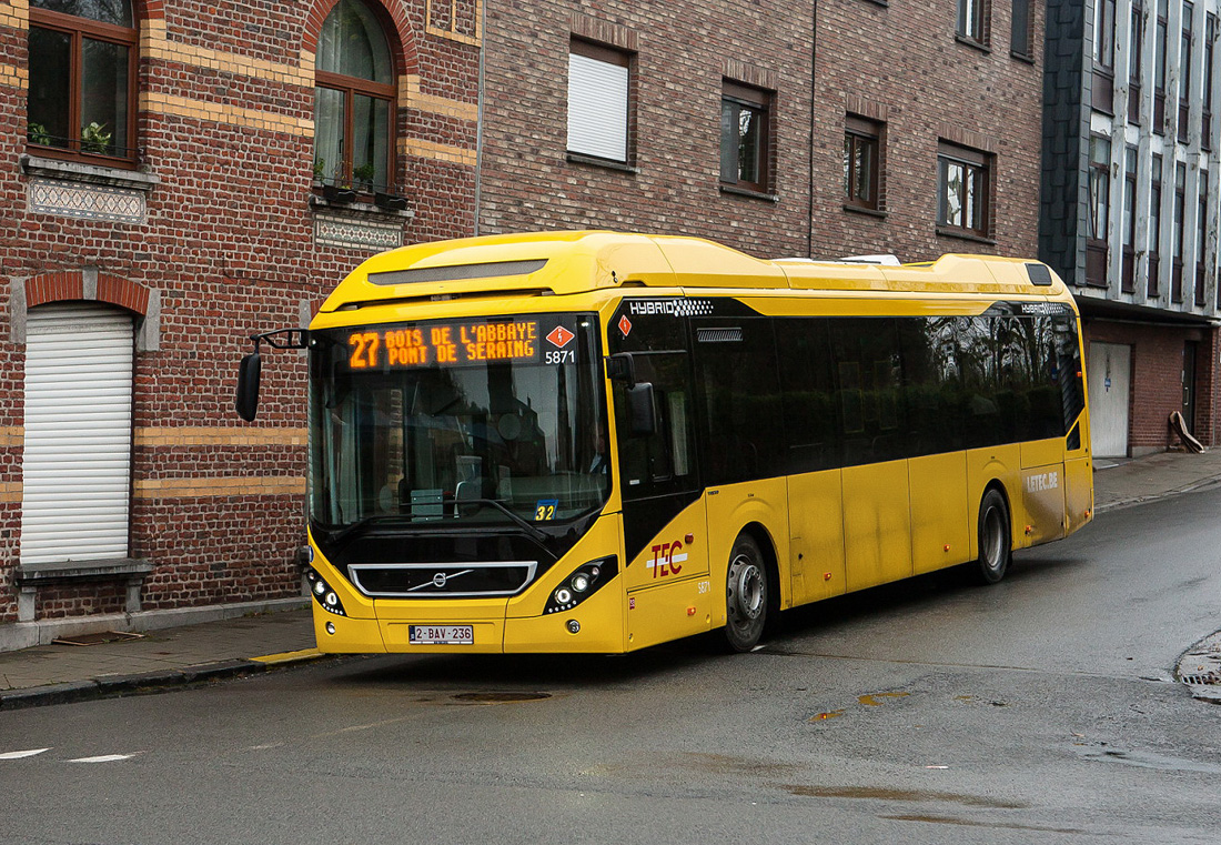 Льеж, Volvo 7900 Hybrid № 5871