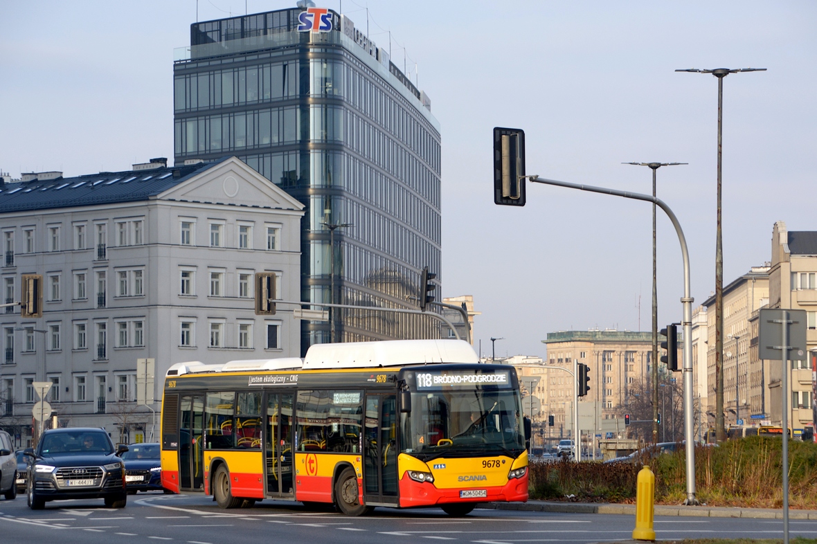 Варшава, Scania Citywide LF CNG № 9678