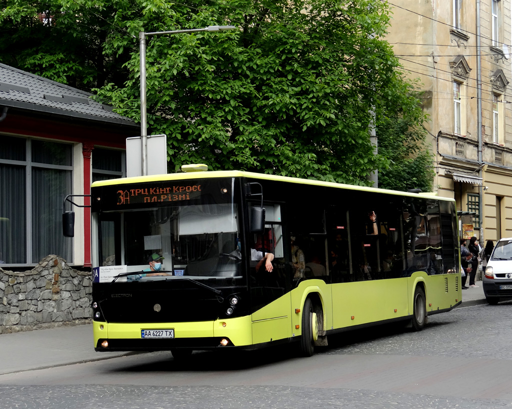Lviv, Electron A18501 # АА 6227 ТХ