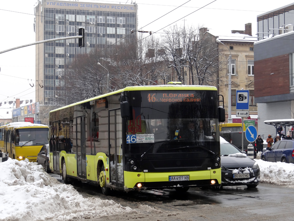 Lviv, Electron A18501 # АА 6177 ХВ