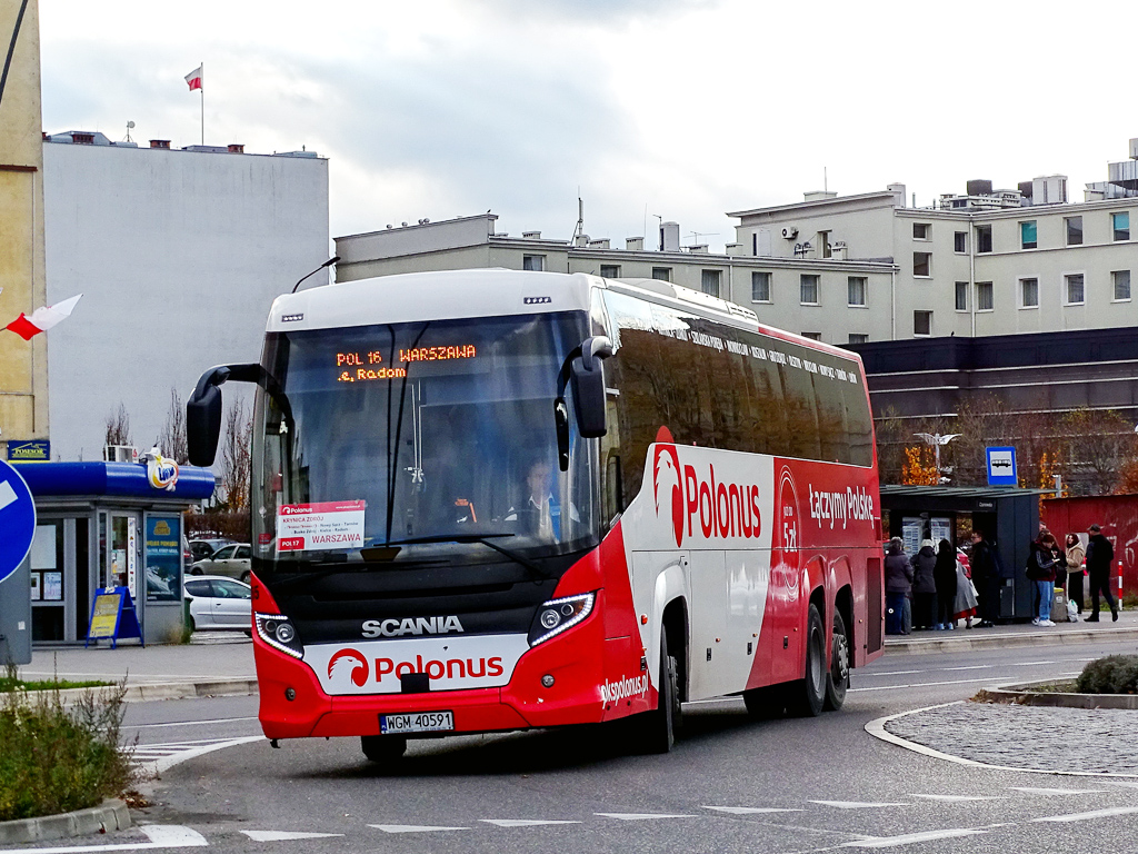 Warsaw, Scania Touring HD (Higer A80T) # I055