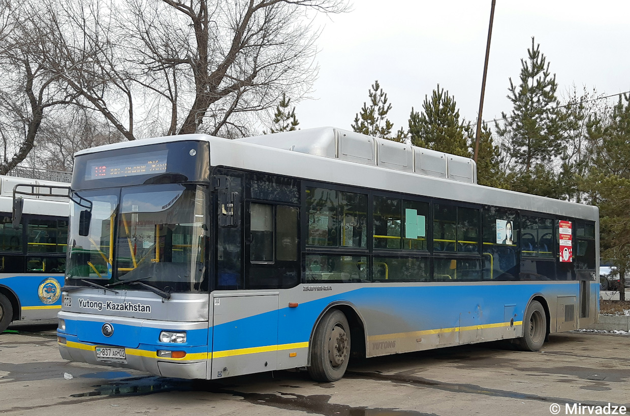 Almaty, Yutong-Kazakhstan ZK6118HGA No. 772