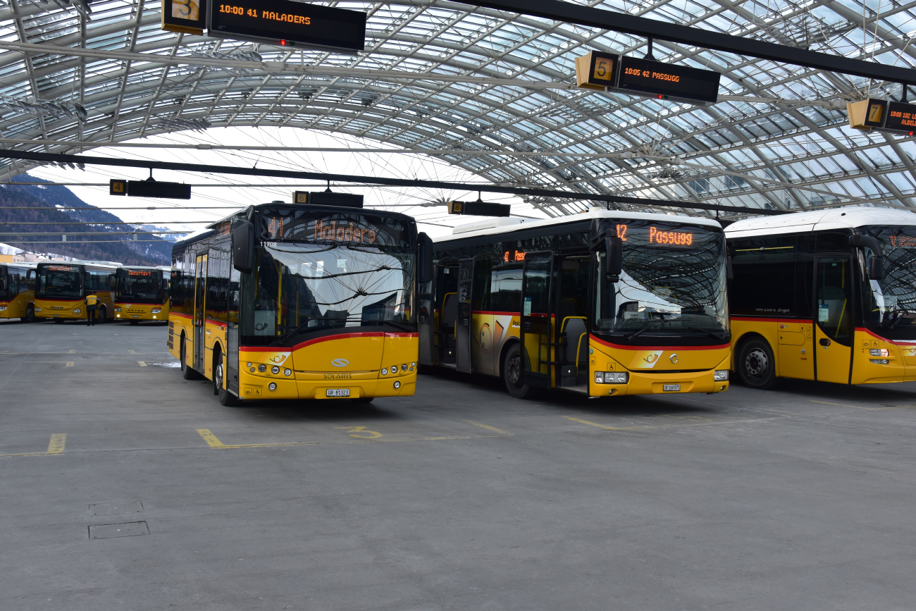 Chur, Solaris Urbino III 8,9 LE # 11708; Chur, Irisbus Crossway LE 10.8M # 5720