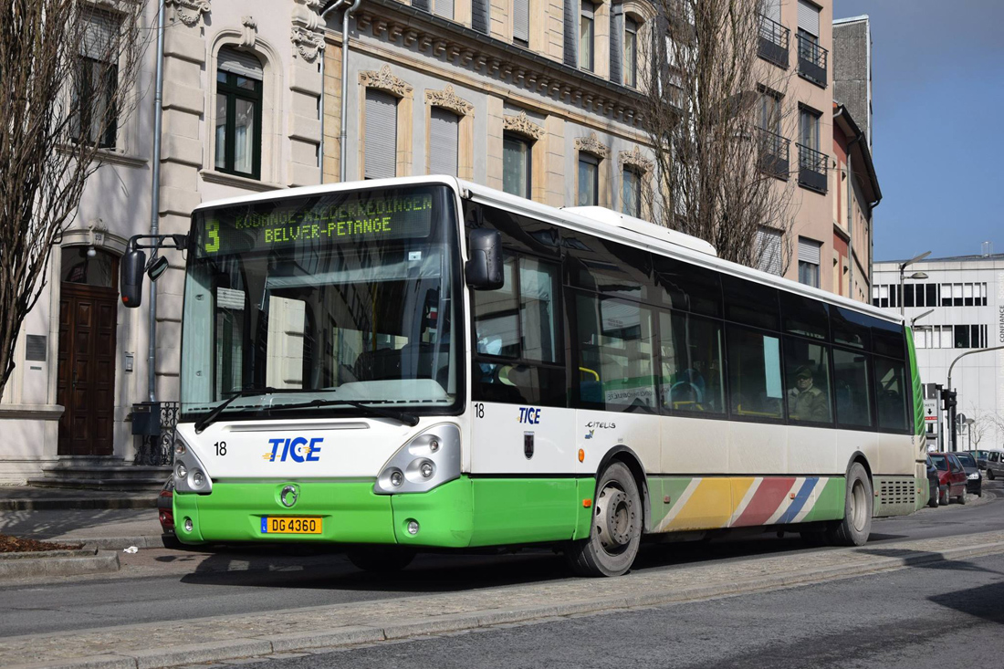 Esch-sur-Alzette, Irisbus Citelis 12M # 18