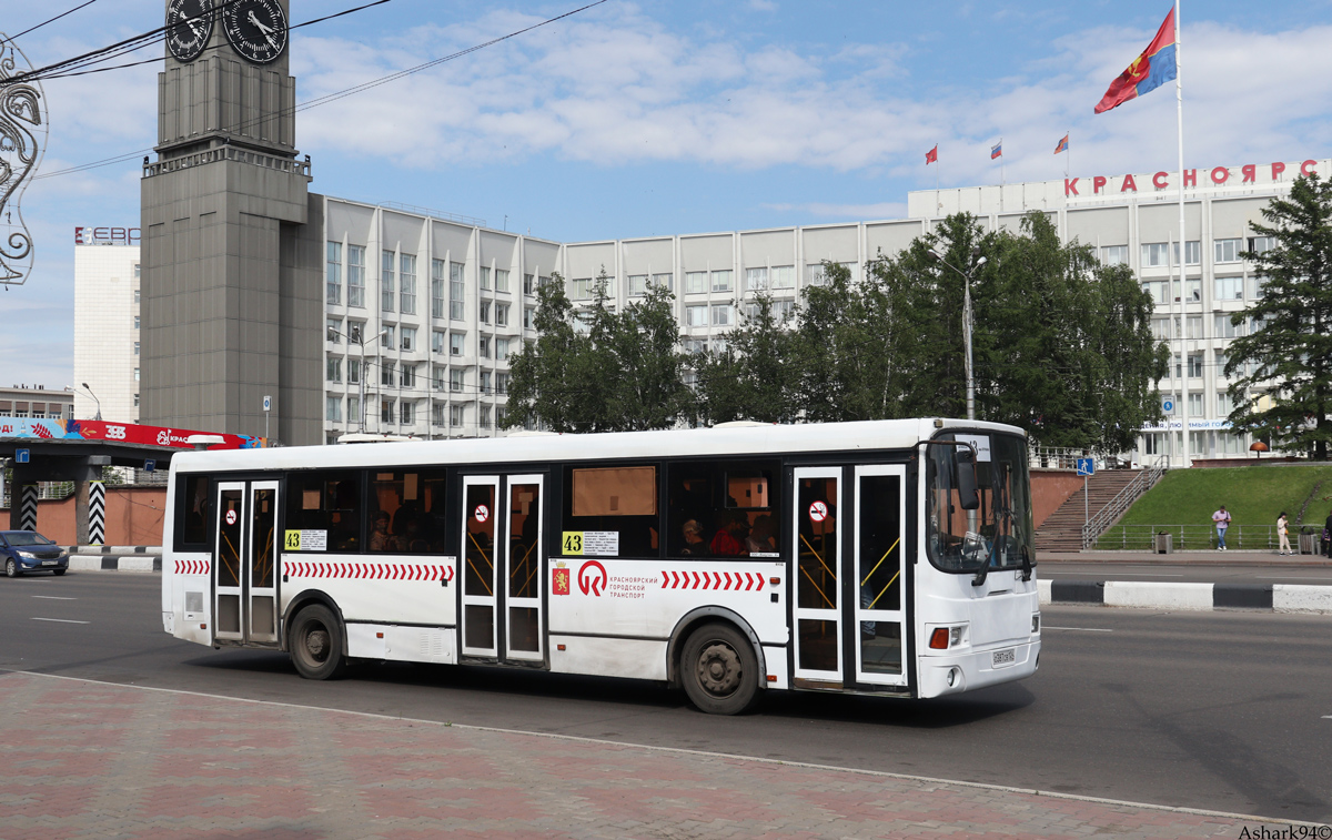 Krasnojarsk, LiAZ-5256.60 Nr. О 387 СВ 124