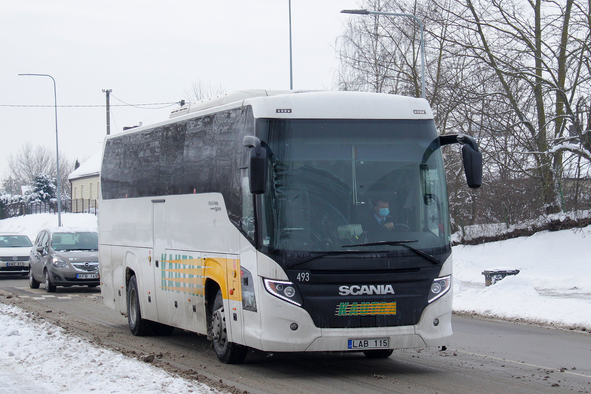 Kaunas, Scania Touring HD (Higer A80T) # 493