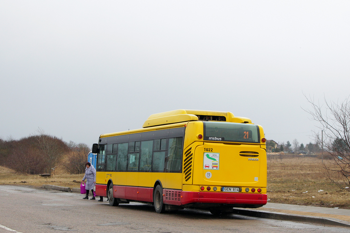 Szawle, Irisbus Citelis 12M CNG # 1022