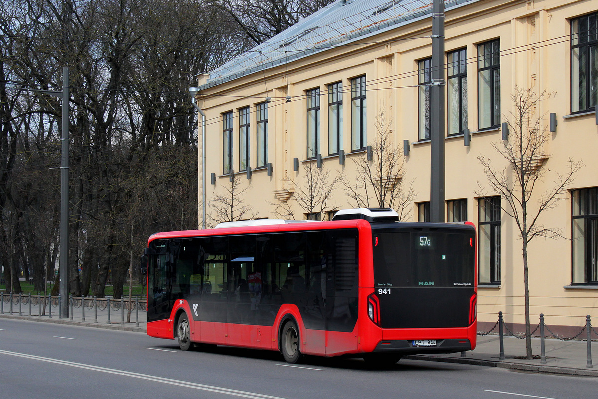 Kaunas, MAN 12C Lion's City NL330 EfficientHybrid # 941