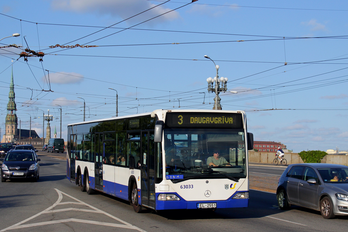 Riga, Mercedes-Benz O530 Citaro L nr. 63033