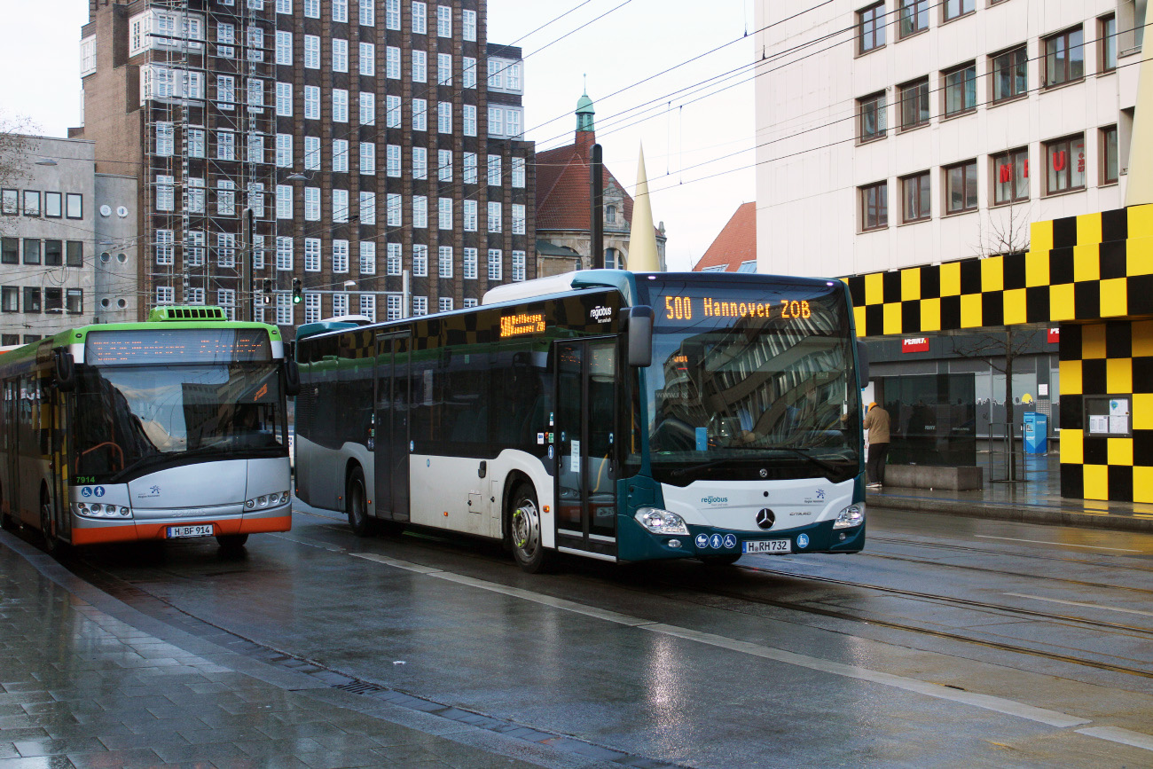 Hannover, Mercedes-Benz Citaro C2 Ü Hybrid # H-RH 732
