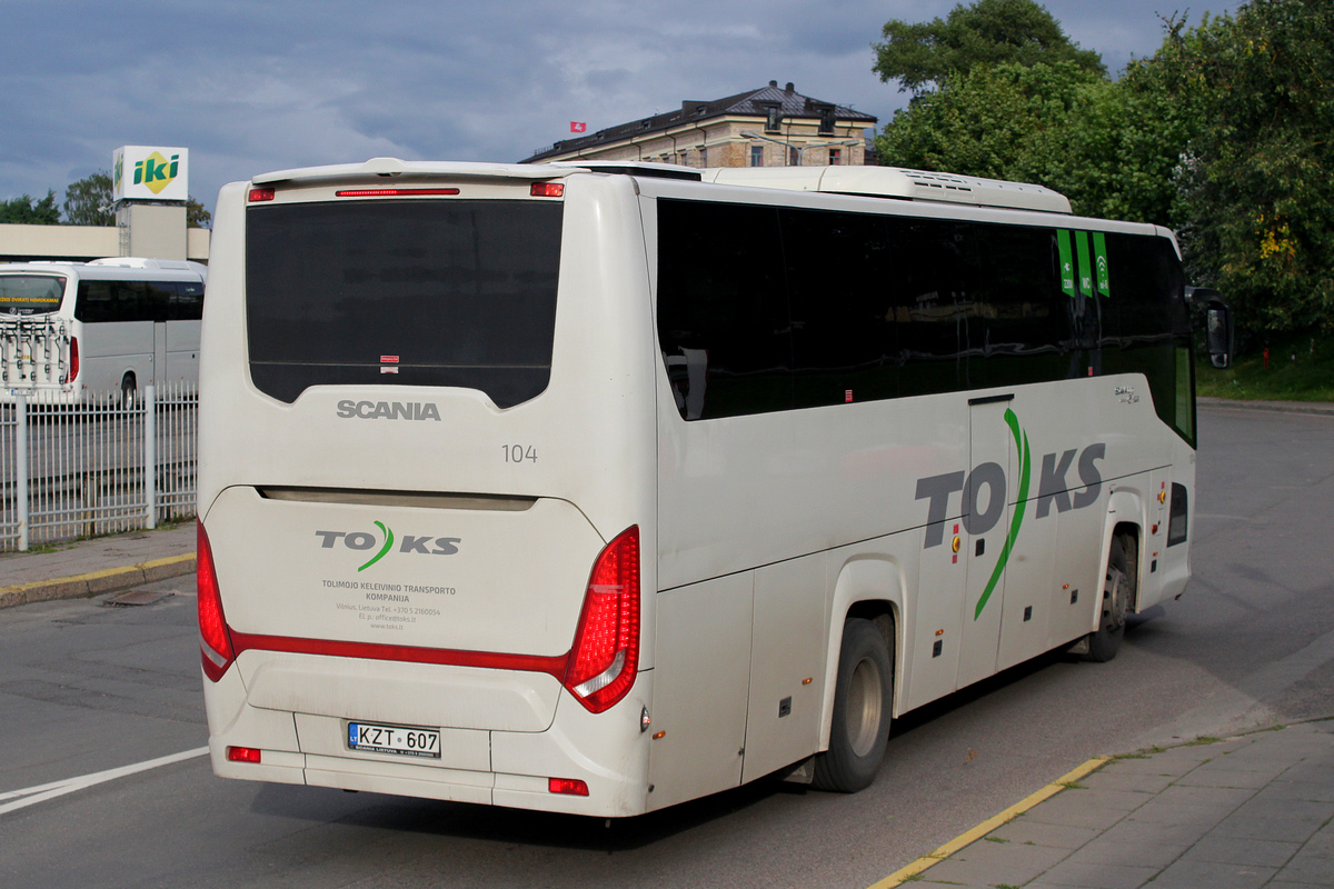 Vilnius, Scania Touring HD (Higer A80T) № 104