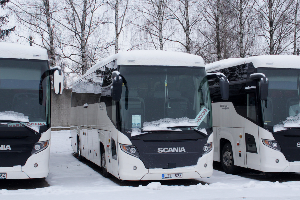Kaunas, Scania Touring HD (Higer A80T) č. LZL 523