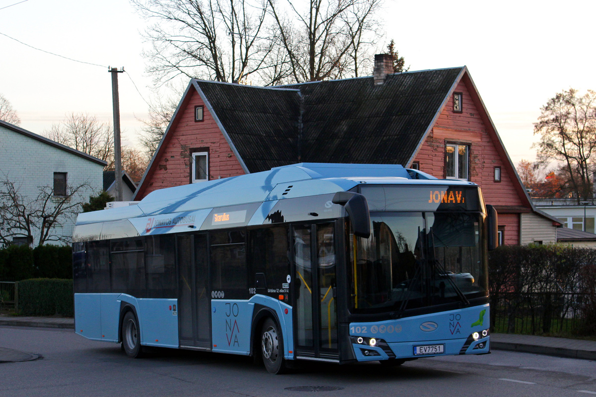 Jonava, Solaris Urbino IV 12 electric č. 102