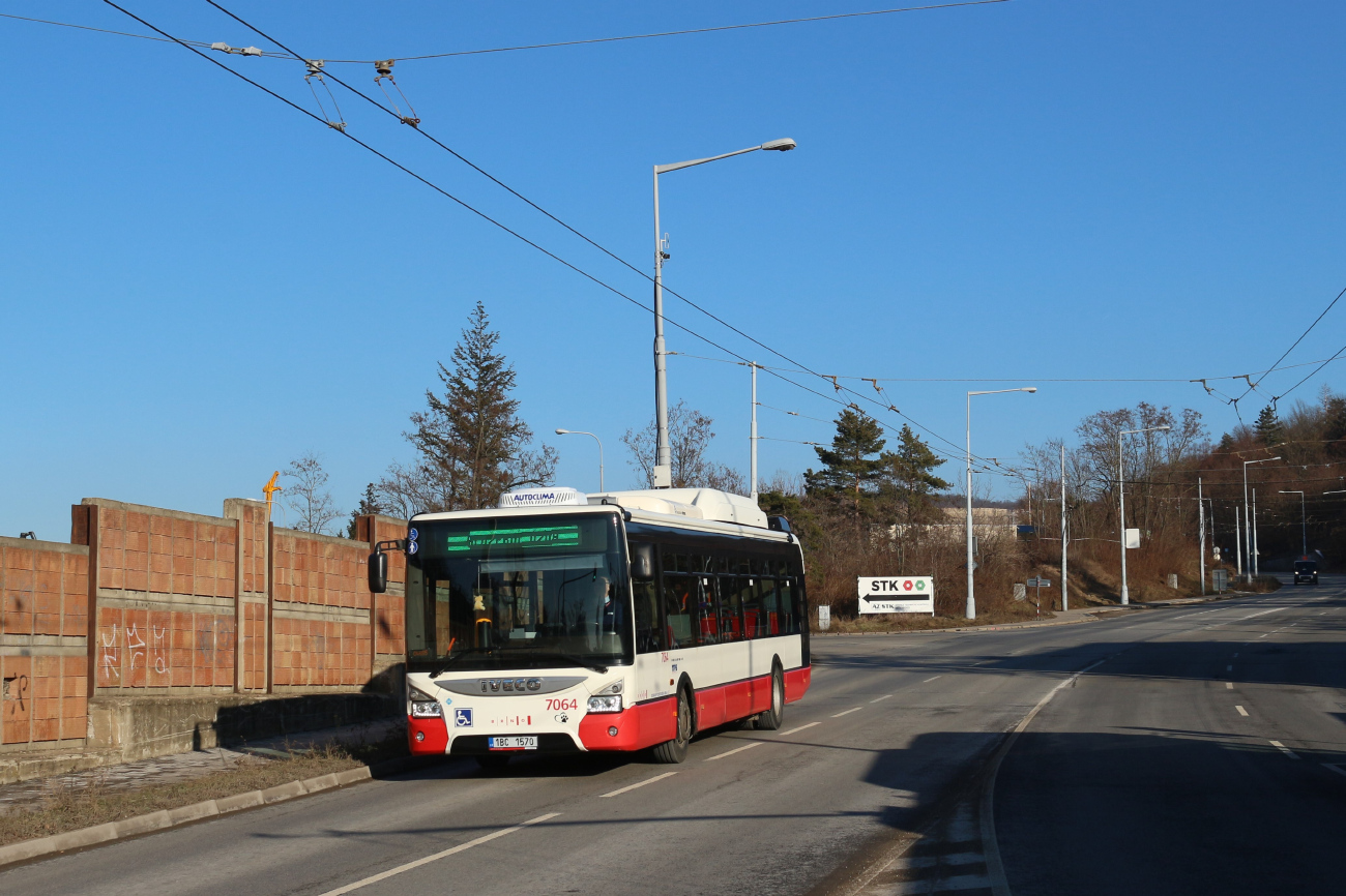 Brno, IVECO Urbanway 12M CNG # 7064