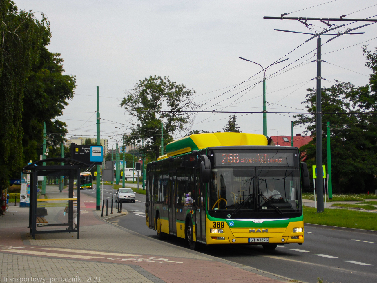 Tychy, MAN A21 Lion's City NL273 CNG No. 389